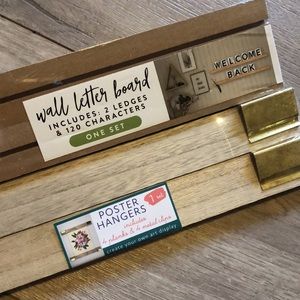 NWT Target Letterboard and Poster Hanger
